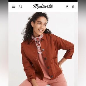 Madewell Women's Chore Coat in Rust